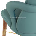 Italiensk lys luksus lysegrøn bar stol